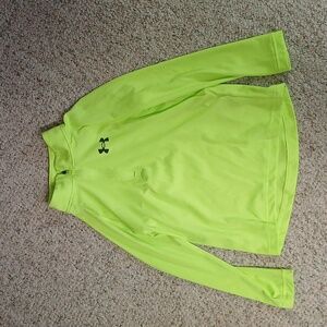 Under Armour Lime Green Quarter-Zip Top